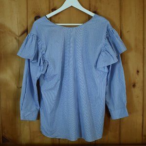 Zara Ruffle Sleeve Blouse